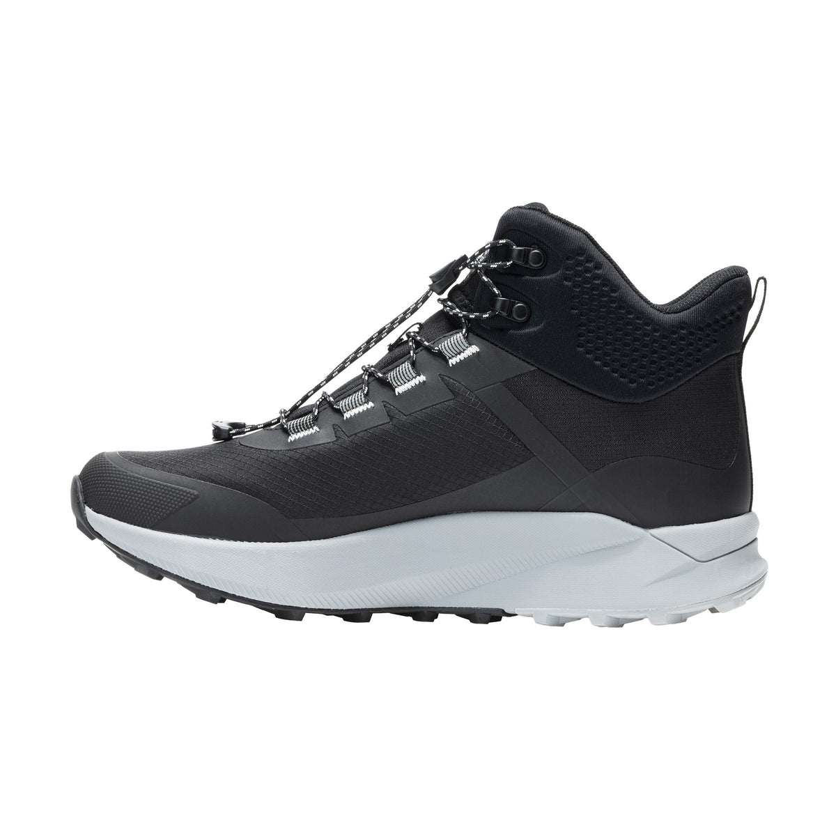 Black - Side - Regatta Mens Torrek Trail Waterproof Mid Cut Trainers