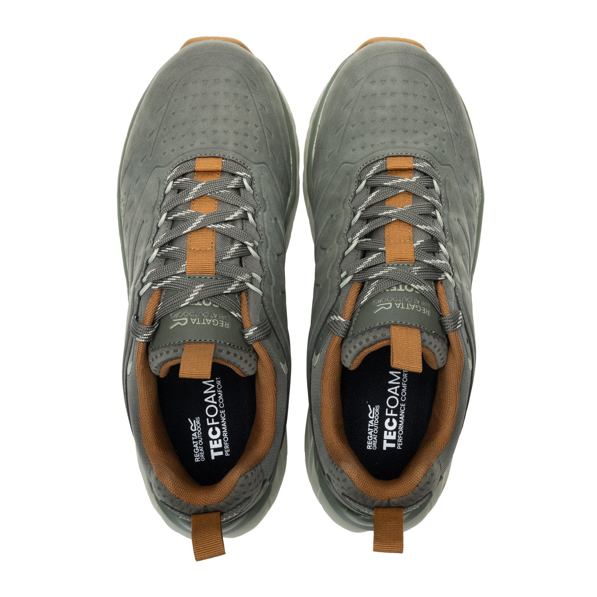 Smokey Olive-Rubber - Lifestyle - Regatta Mens Derino Trainers