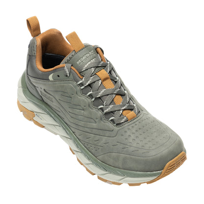 Smokey Olive-Rubber - Close up - Regatta Mens Derino Trainers