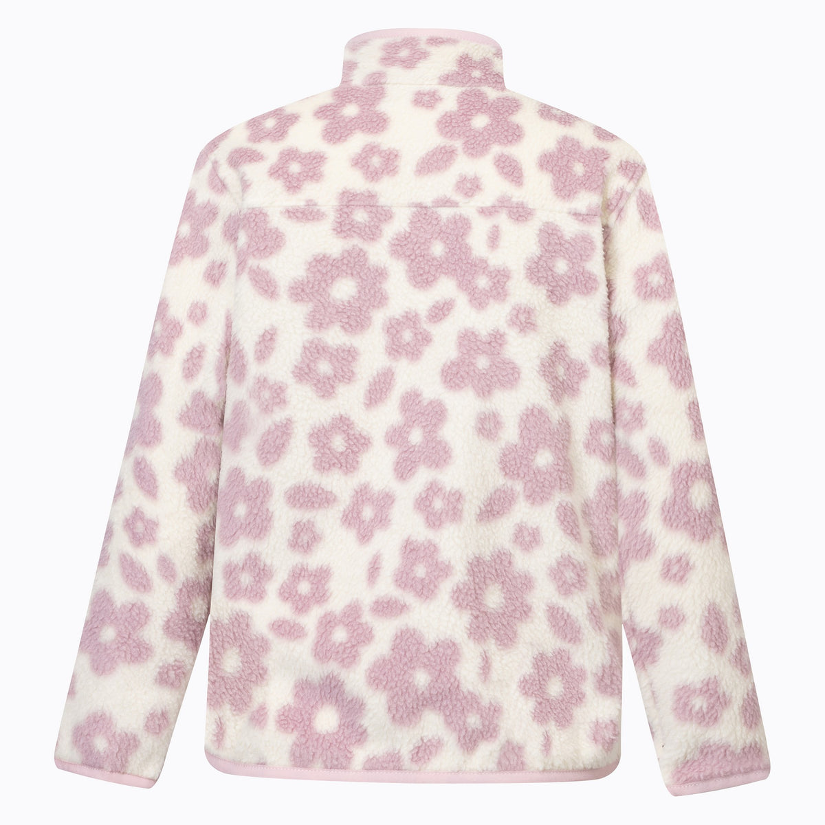 Light Vanilla - Back - Regatta Childrens-Kids Frankie Floral Full Zip Fleece Jacket