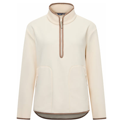 Light Vanilla-Mocha - Front - Regatta Womens-Ladies Frankie Half Zip Fleece