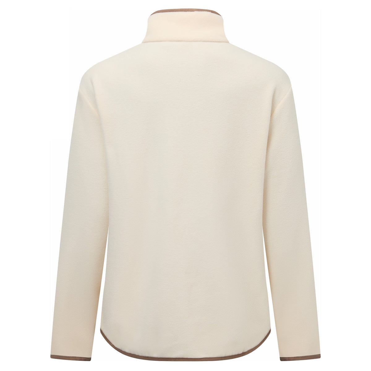 Light Vanilla-Mocha - Back - Regatta Womens-Ladies Frankie Half Zip Fleece