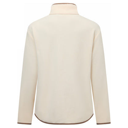 Light Vanilla-Mocha - Back - Regatta Womens-Ladies Frankie Half Zip Fleece