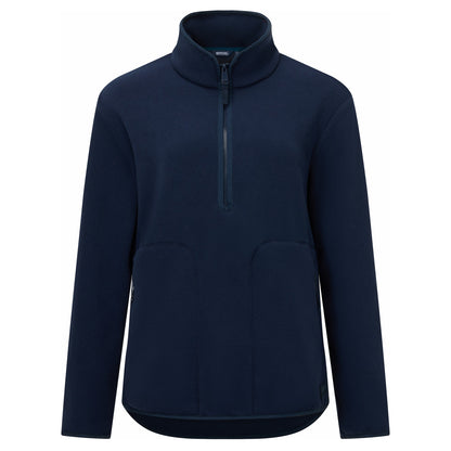 Navy - Front - Regatta Womens-Ladies Frankie Half Zip Fleece