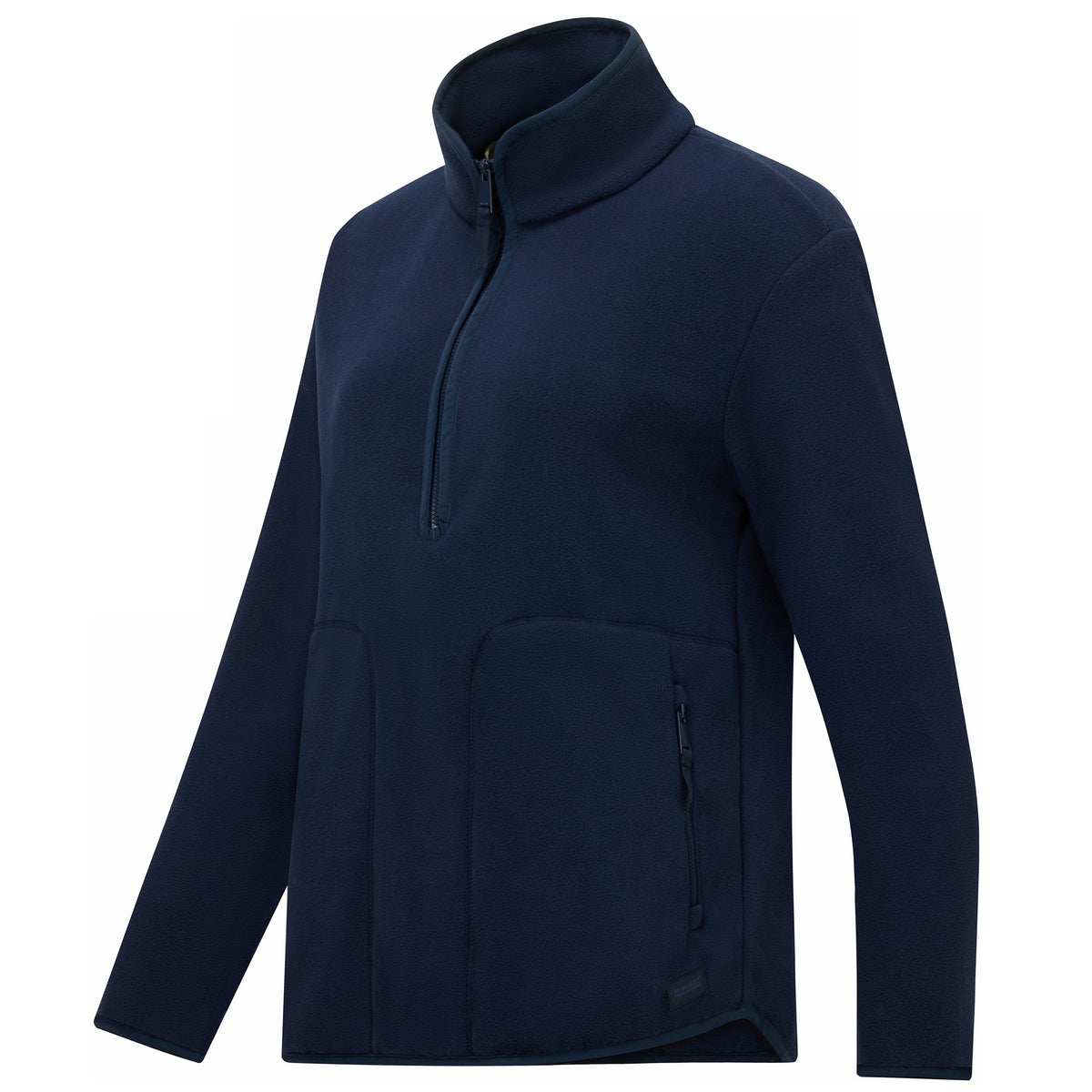 Navy - Side - Regatta Womens-Ladies Frankie Half Zip Fleece