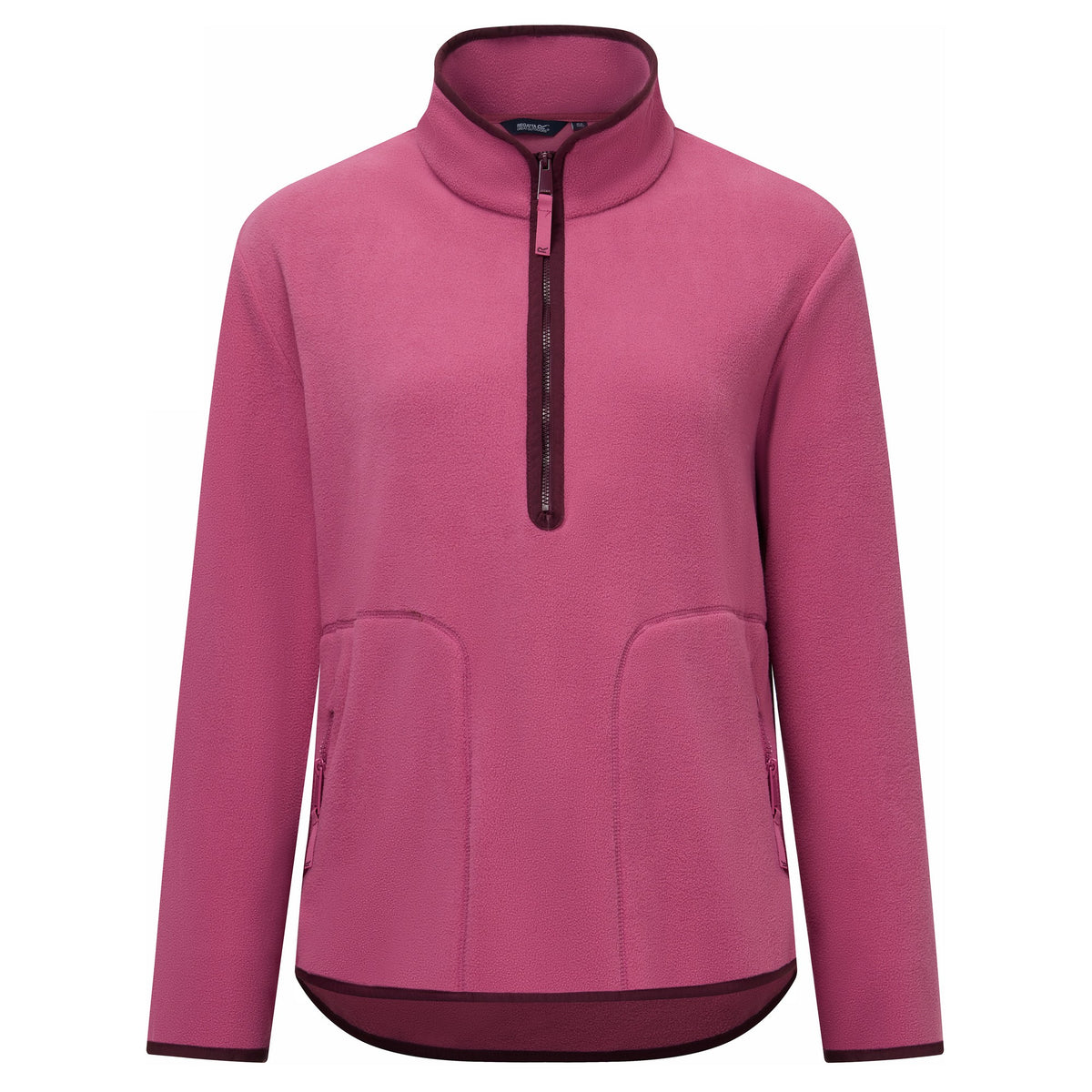 Violet Fig - Front - Regatta Womens-Ladies Frankie Half Zip Fleece