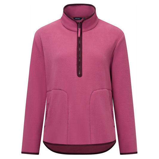 Violet Fig - Front - Regatta Womens-Ladies Frankie Half Zip Fleece