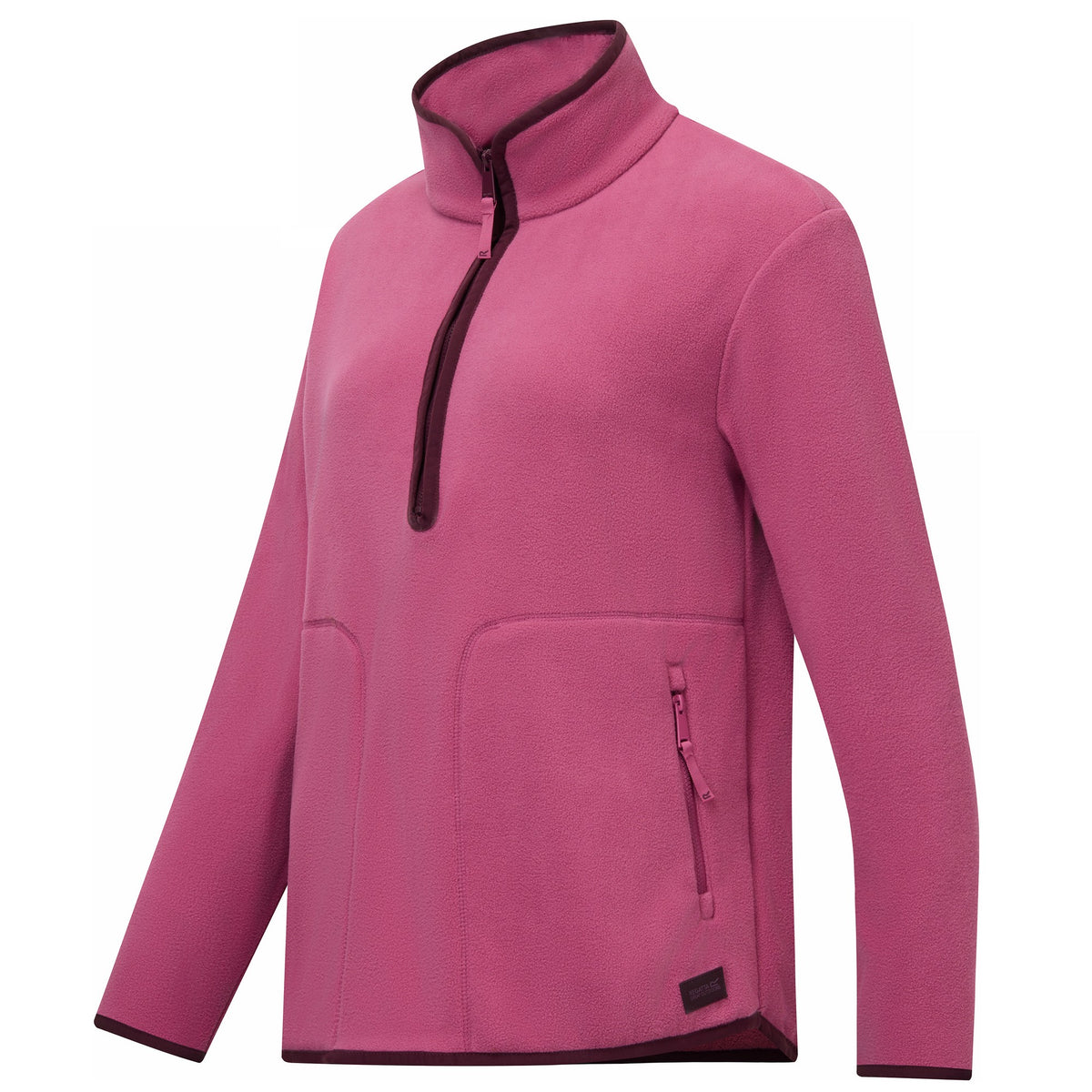 Violet Fig - Side - Regatta Womens-Ladies Frankie Half Zip Fleece