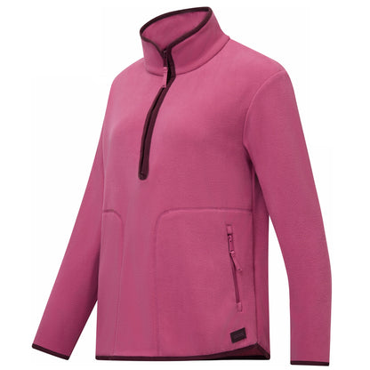 Violet Fig - Side - Regatta Womens-Ladies Frankie Half Zip Fleece