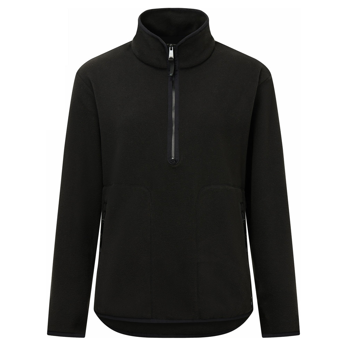 Black - Front - Regatta Womens-Ladies Frankie Half Zip Fleece