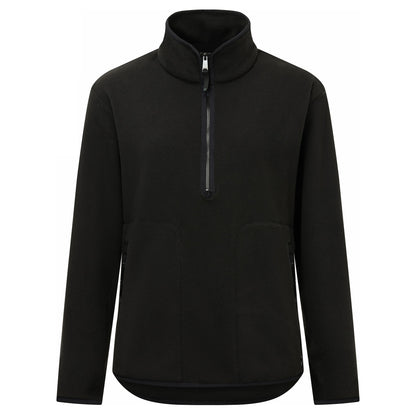 Black - Front - Regatta Womens-Ladies Frankie Half Zip Fleece