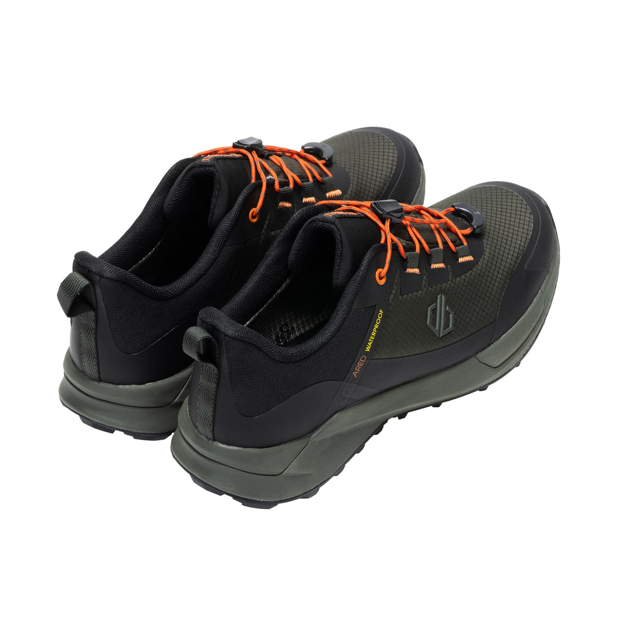 Dark Khaki - Back - Dare 2B Mens Torrek Waterproof Hiking Trainers