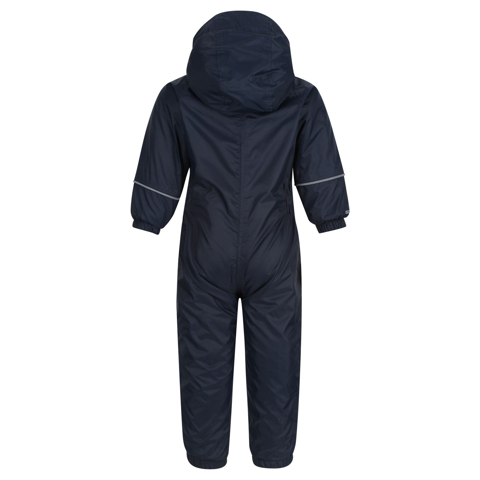 Navy - Back - Regatta Great Outdoors Childrens Toddlers Splosh III Waterproof Rainsuit