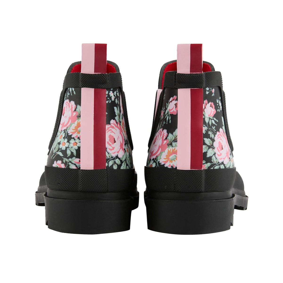 Black - Back - Regatta Womens-Ladies Cath Kidston Hackney Rose Low Wellington Boots