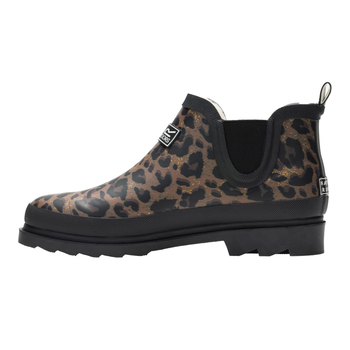Multicoloured - Side - Regatta Womens-Ladies Harper Cosy ll Leopard Print Wellington Boots