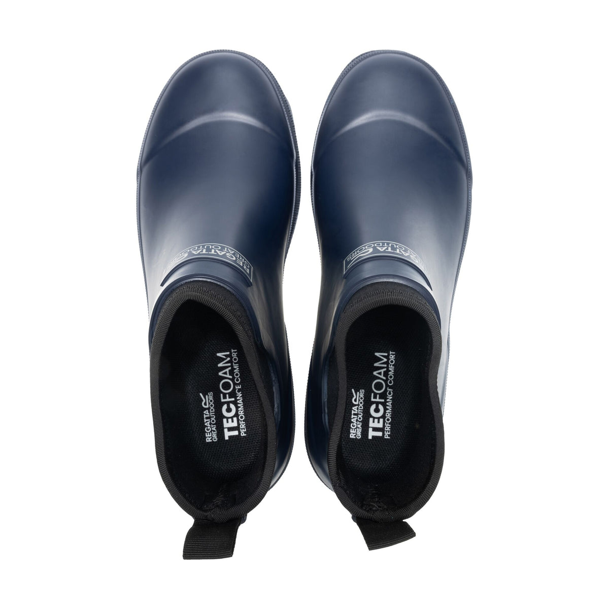 Navy Blue - Lifestyle - Regatta Womens-Ladies Mid Cut Wellington Boots