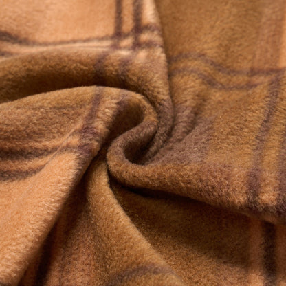 Rich Tan-Coffee Grounds - Lifestyle - Regatta Mens Frankie Checked Fleece Shirt
