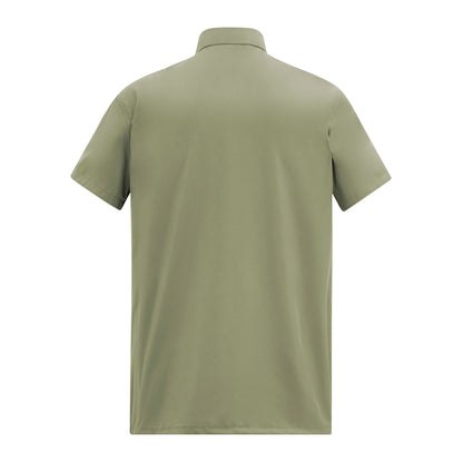 Sage Green - Back - Regatta Mens Travel Light Anti-Insect Short-Sleeved Shirt