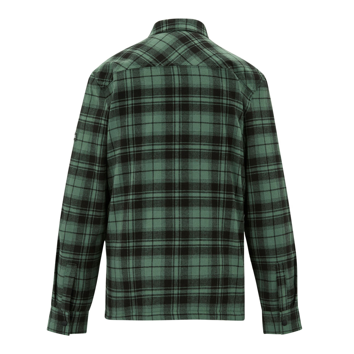 Dark Forest-Black - Back - Regatta Mens Spennith Shacket Checked Shirt