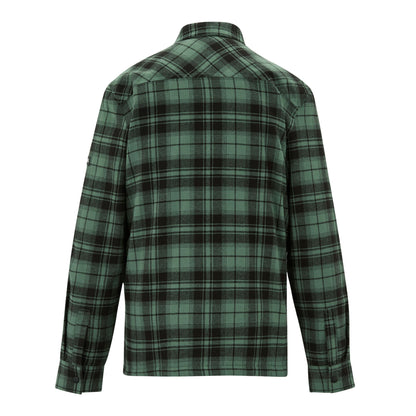 Dark Forest-Black - Back - Regatta Mens Spennith Shacket Checked Shirt