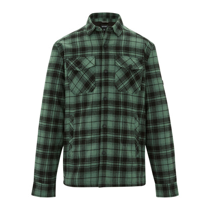 Dark Forest-Black - Front - Regatta Mens Spennith Shacket Checked Shirt