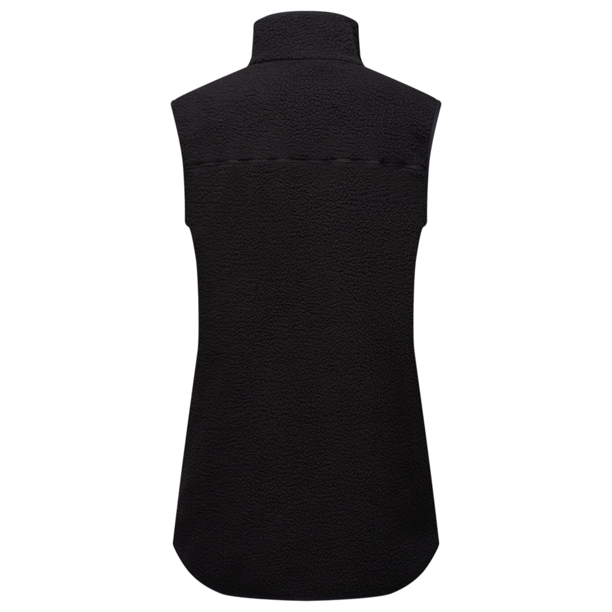 Black - Back - Regatta Womens-Ladies Borg Longline Body Warmer
