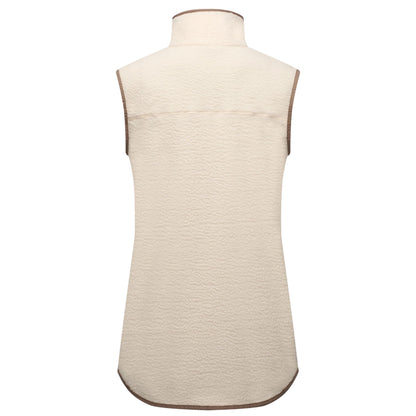Light Vanilla-Mocha - Back - Regatta Womens-Ladies Borg Longline Body Warmer