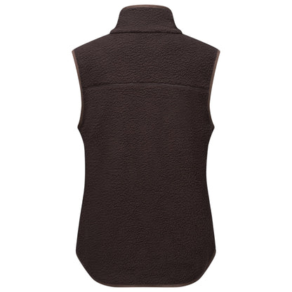 Dark Chocolate - Back - Regatta Womens-Ladies Frankie Borg Body Warmer