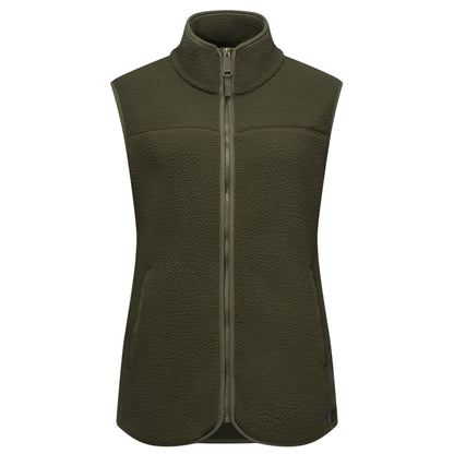Dark Khaki - Front - Regatta Womens-Ladies Frankie Borg Body Warmer