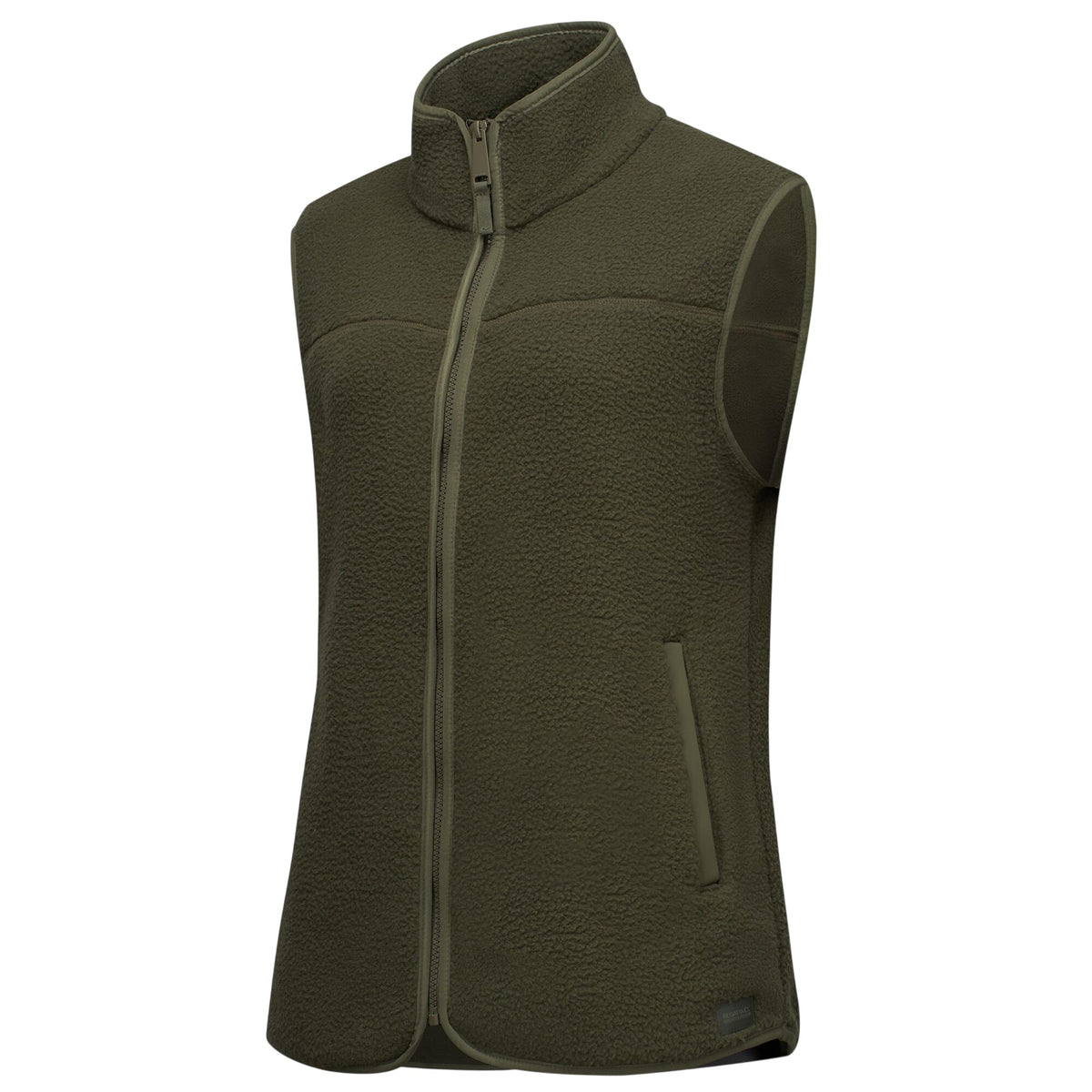 Dark Khaki - Side - Regatta Womens-Ladies Frankie Borg Body Warmer