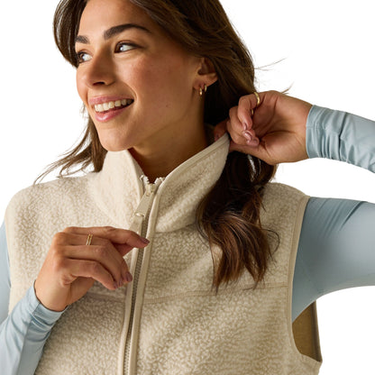 Light Vanilla - Pack Shot - Regatta Womens-Ladies Frankie Borg Body Warmer