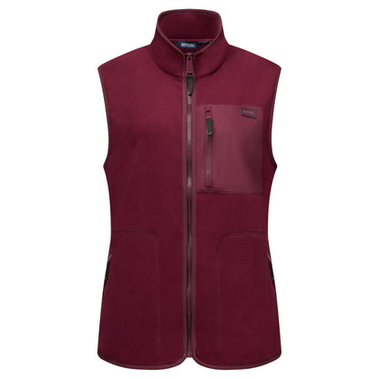 Fig - Front - Regatta Womens-Ladies Frankie Microfleece Body Warmer