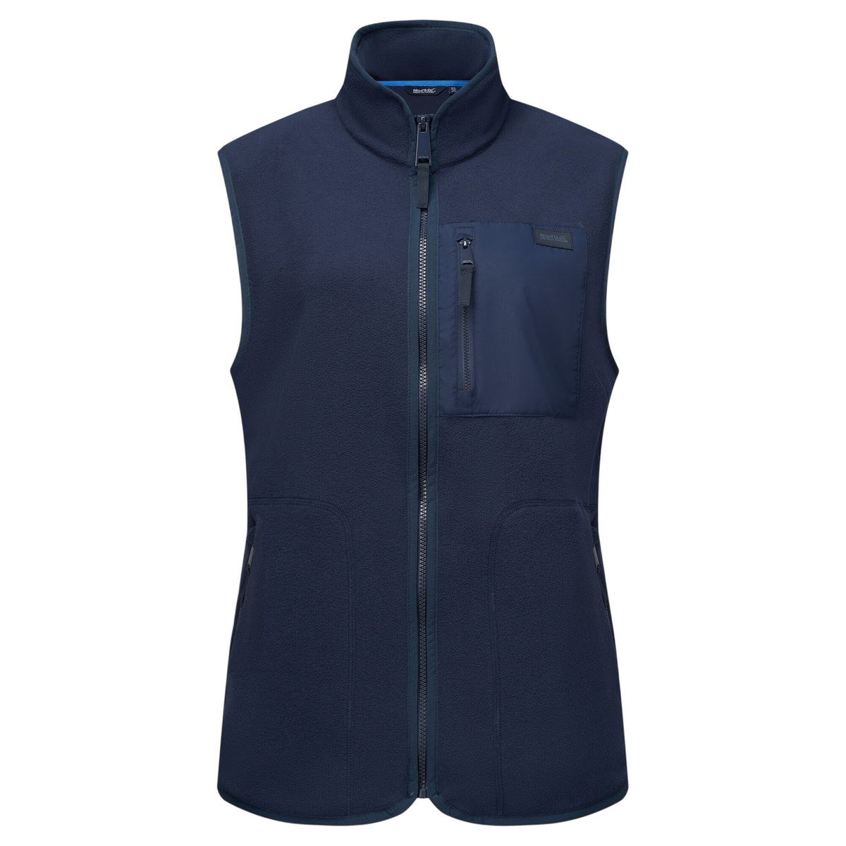 Navy - Front - Regatta Womens-Ladies Frankie Microfleece Body Warmer