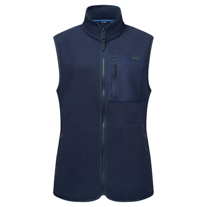 Navy - Front - Regatta Womens-Ladies Frankie Microfleece Body Warmer