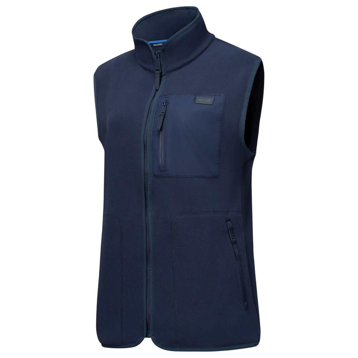 Navy - Side - Regatta Womens-Ladies Frankie Microfleece Body Warmer