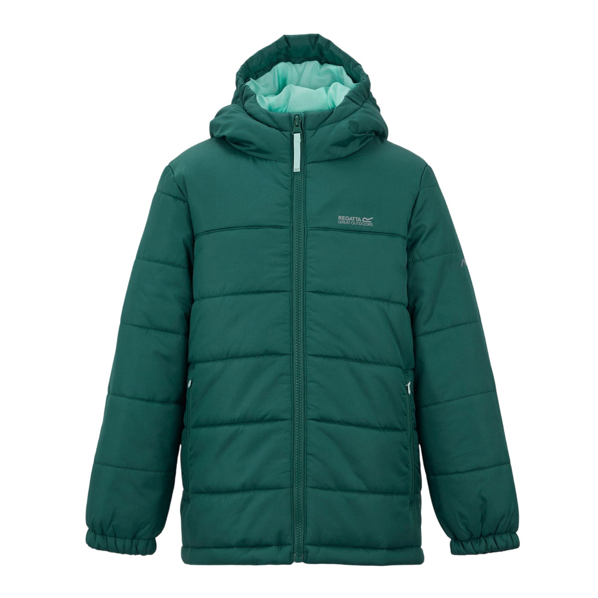 Mediterranea-Water Ballet - Front - Regatta Childrens-Kids Lofthouse Plain Padded Jacket