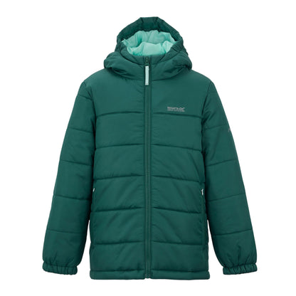 Mediterranea-Water Ballet - Front - Regatta Childrens-Kids Lofthouse Plain Padded Jacket