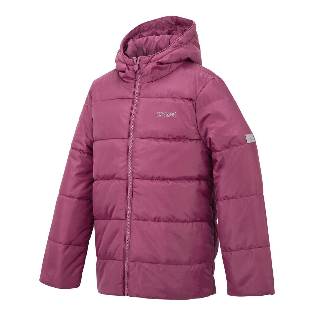 Violet - Side - Regatta Childrens-Kids Halkner Padded Jacket