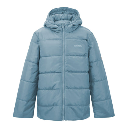 Dusky Blue - Front - Regatta Childrens-Kids Halkner Padded Jacket