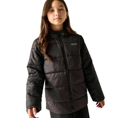 Black - Front - Regatta Childrens-Kids Halkner Padded Jacket