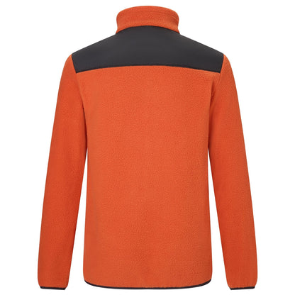 Rooibos Tea-Black - Back - Regatta Mens Morran Water Resistant Full Zip Fleece Jacket