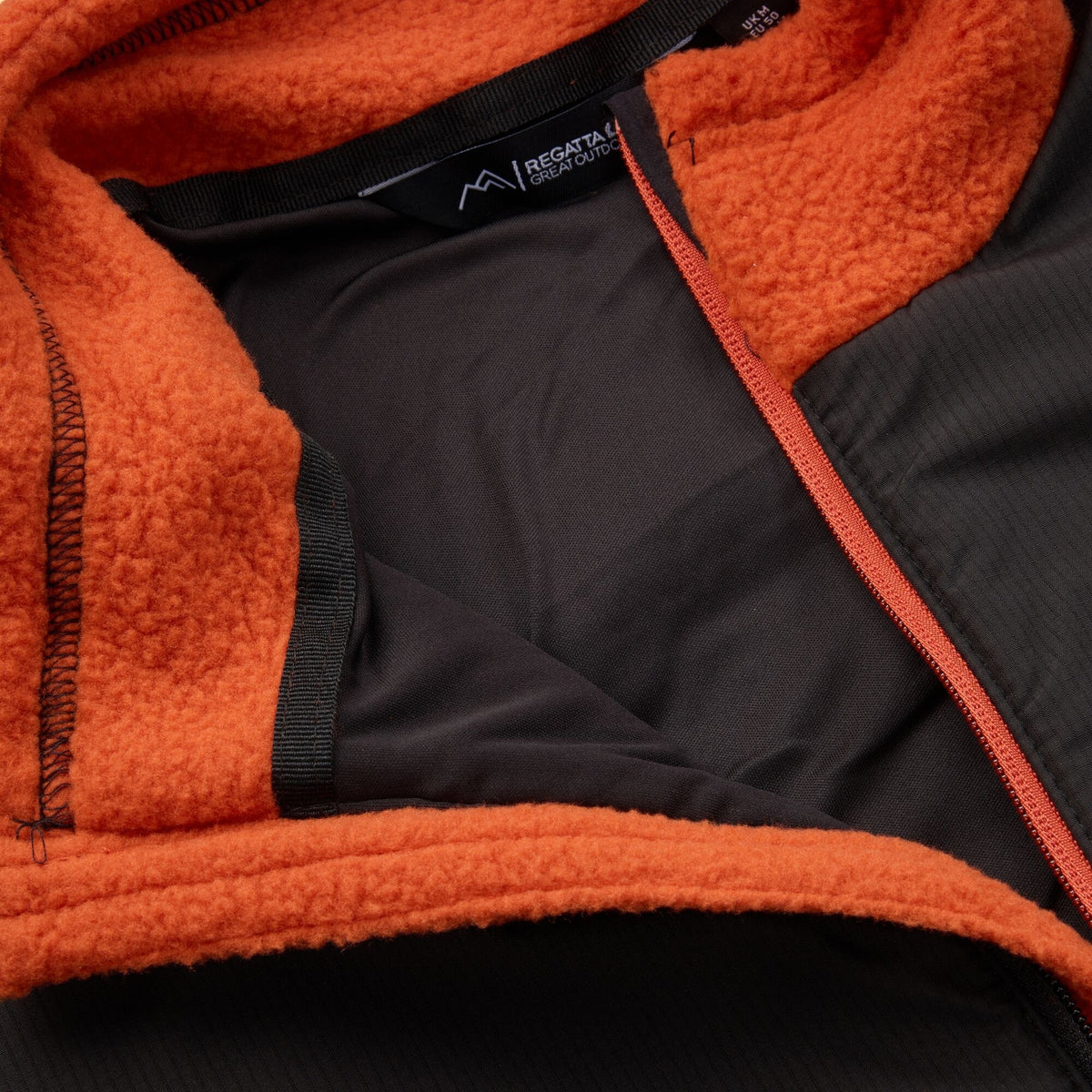Rooibos Tea-Black - Lifestyle - Regatta Mens Morran Water Resistant Full Zip Fleece Jacket