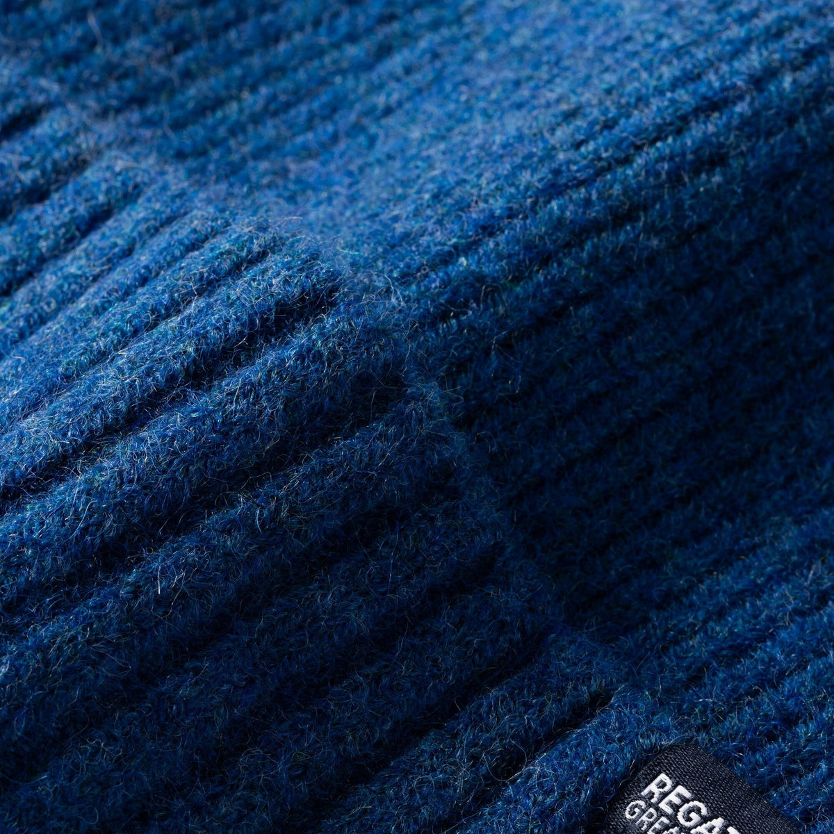 Aviator Blue - Side - Regatta Childrens-Kids Basic Ribbed Beanie