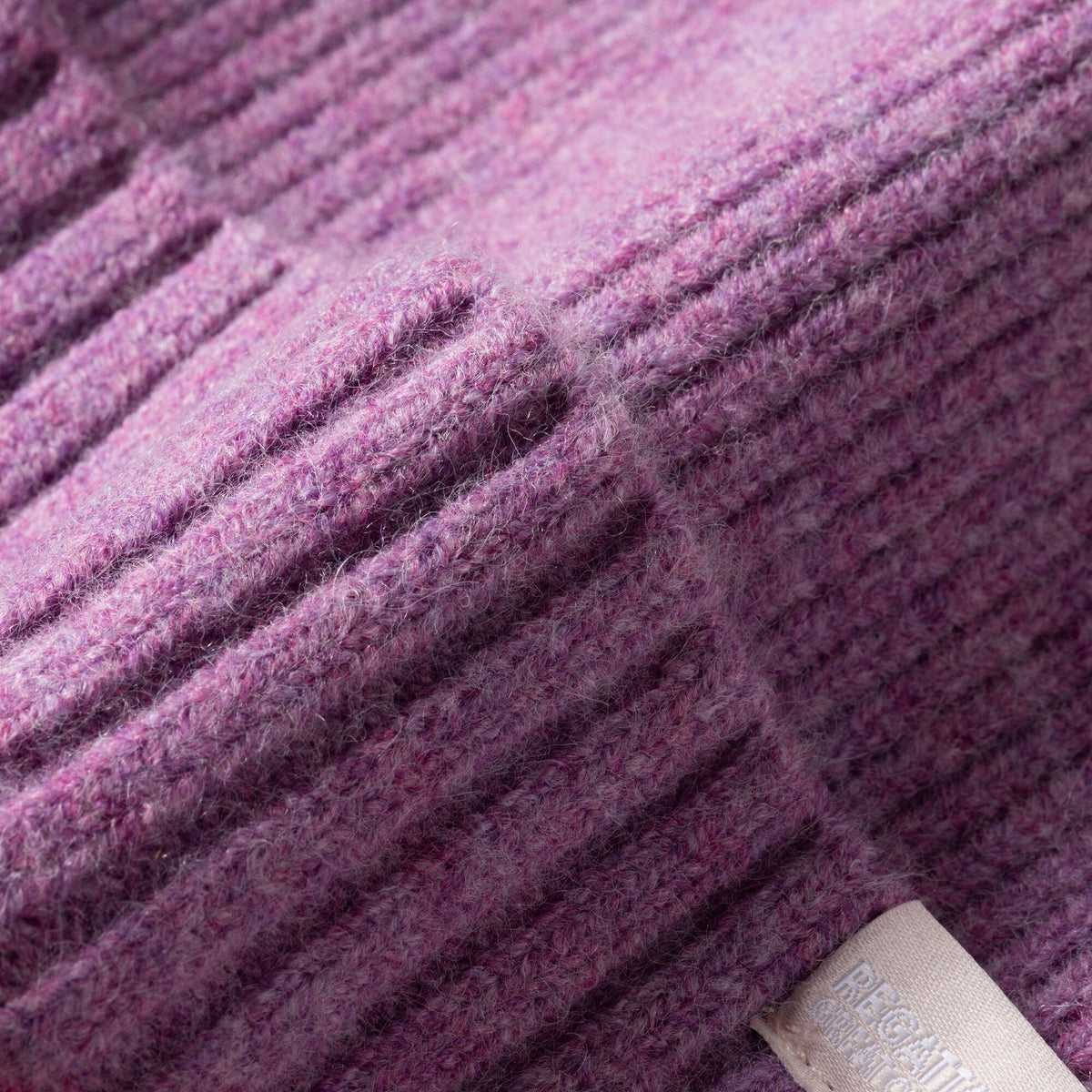 Violet - Side - Regatta Childrens-Kids Basic Ribbed Beanie