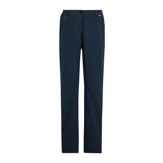Navy - Front - Regatta Womens-Ladies Geo II Softshell Trousers