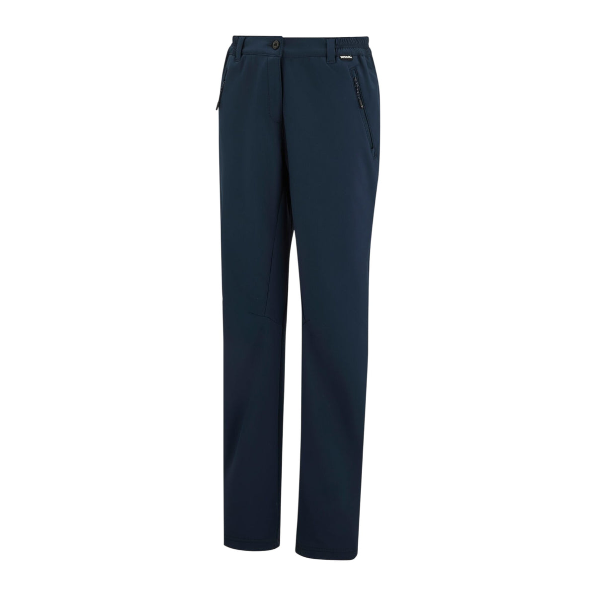 Navy - Side - Regatta Womens-Ladies Geo II Softshell Trousers