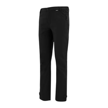 Black - Side - Regatta Mens Geo Softshell Hiking Trousers