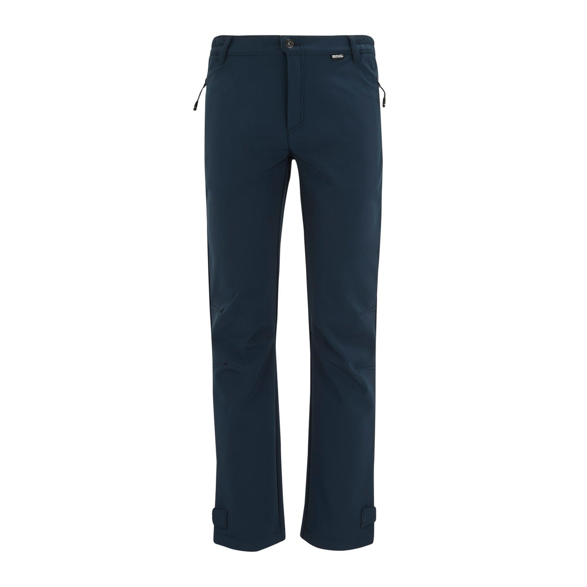 Navy - Front - Regatta Mens Geo Softshell Hiking Trousers
