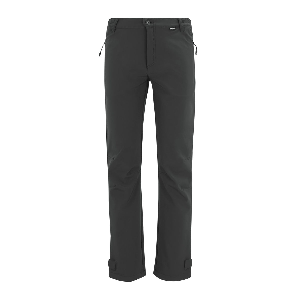 Ash - Front - Regatta Mens Geo Softshell Hiking Trousers
