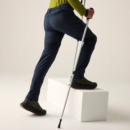 Navy - Close up - Regatta Mens Questra Hiking Trousers